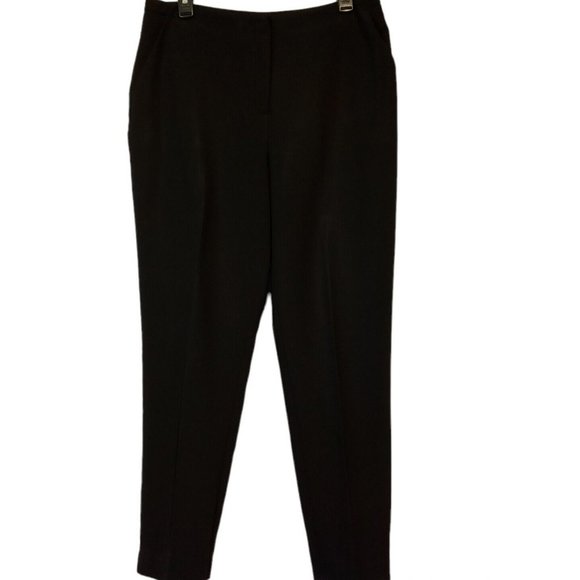 CHICOS Black Trousers/Pants sz 1.5 (10)  Ankle  Straight Leg  VGC - Picture 2 of 11